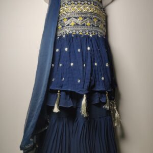 New Style Sharara Suit Set With  Duptta D02