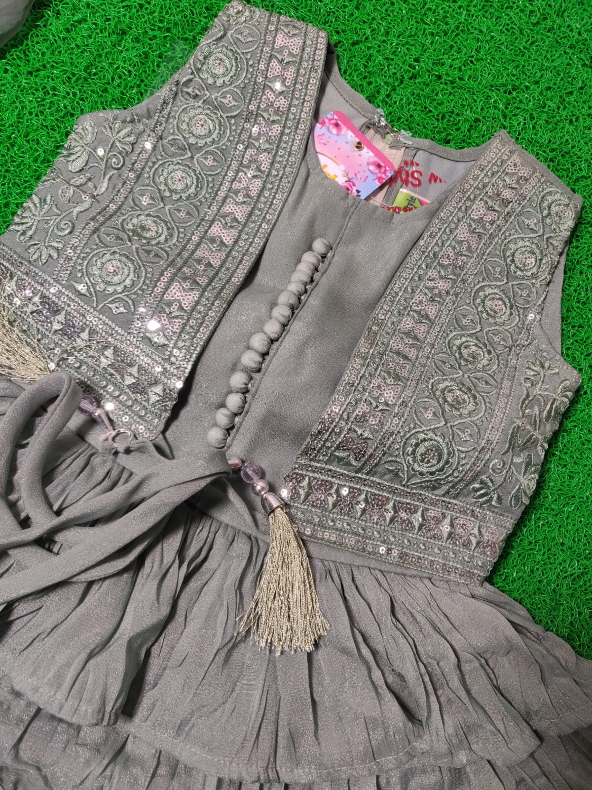 NStyle Sharara Suit Set With Duptta - Image 6