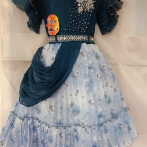 Sonali Party Wear Frock With Legi